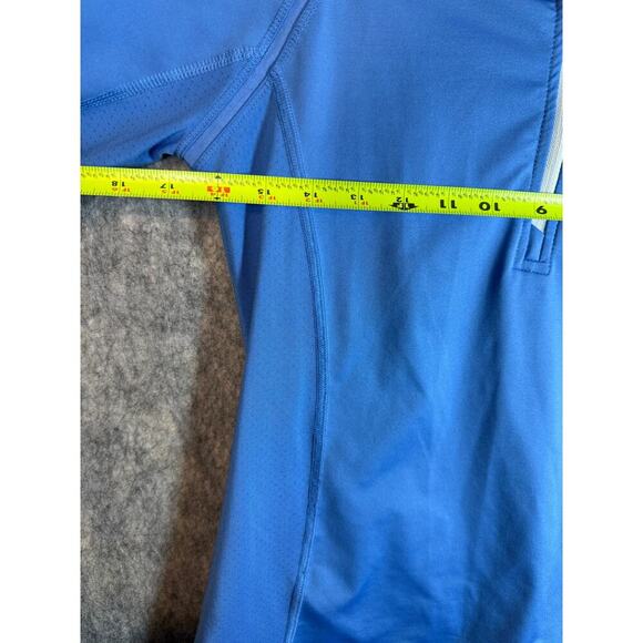 Vineyard Vine Performance Blue 1/4 Zip Pullover Sweater Golf Stretch - Small - Picture 8 of 9